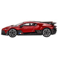 1-64 Carbon Metallic Limited Diecast Model Edition Bugatti Car, & Red Divo