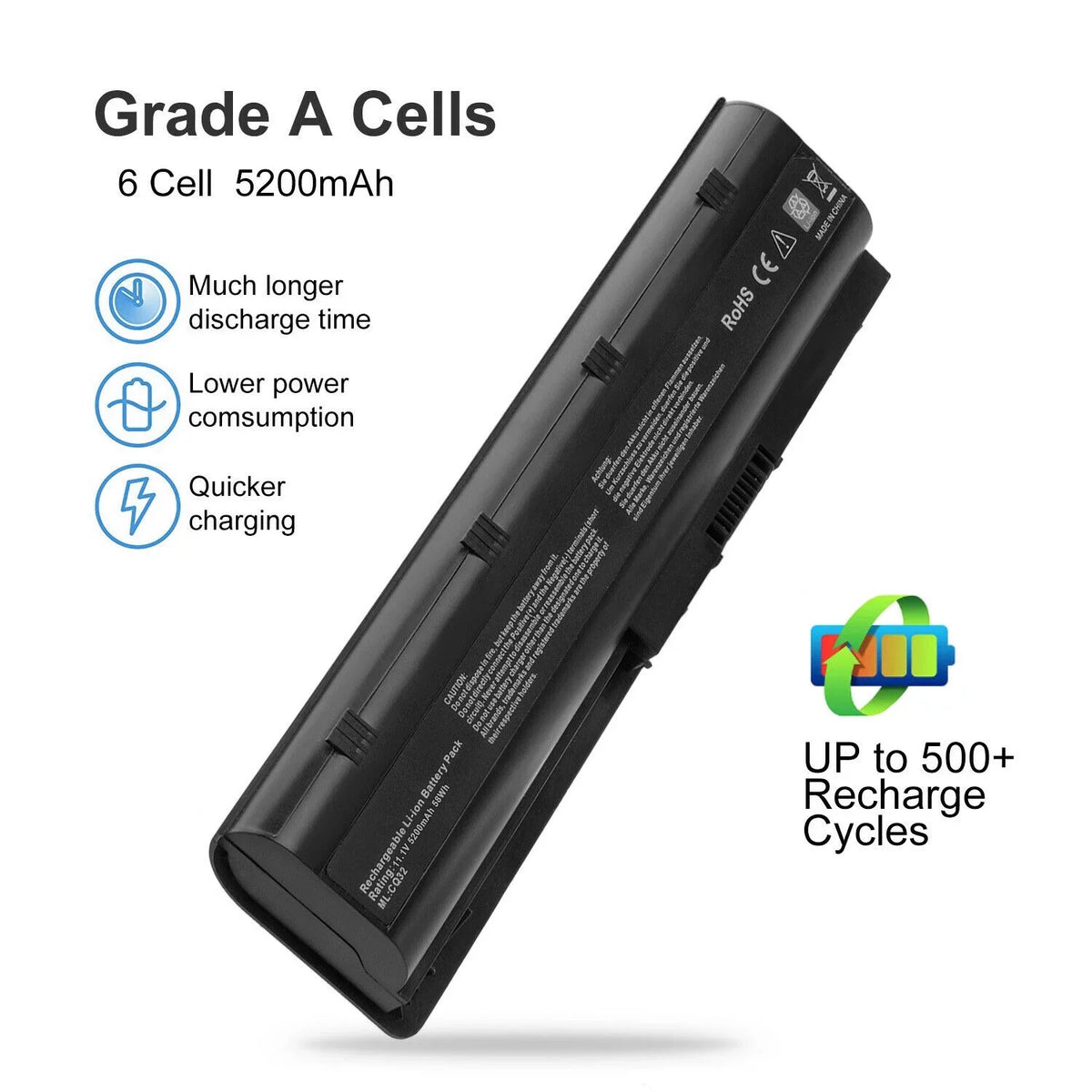CQ58-D01SL CQ58-D01SO CQ58-D01SP CQ58-D01SA CQ58-D01SQ Battery COMPAQ for HP