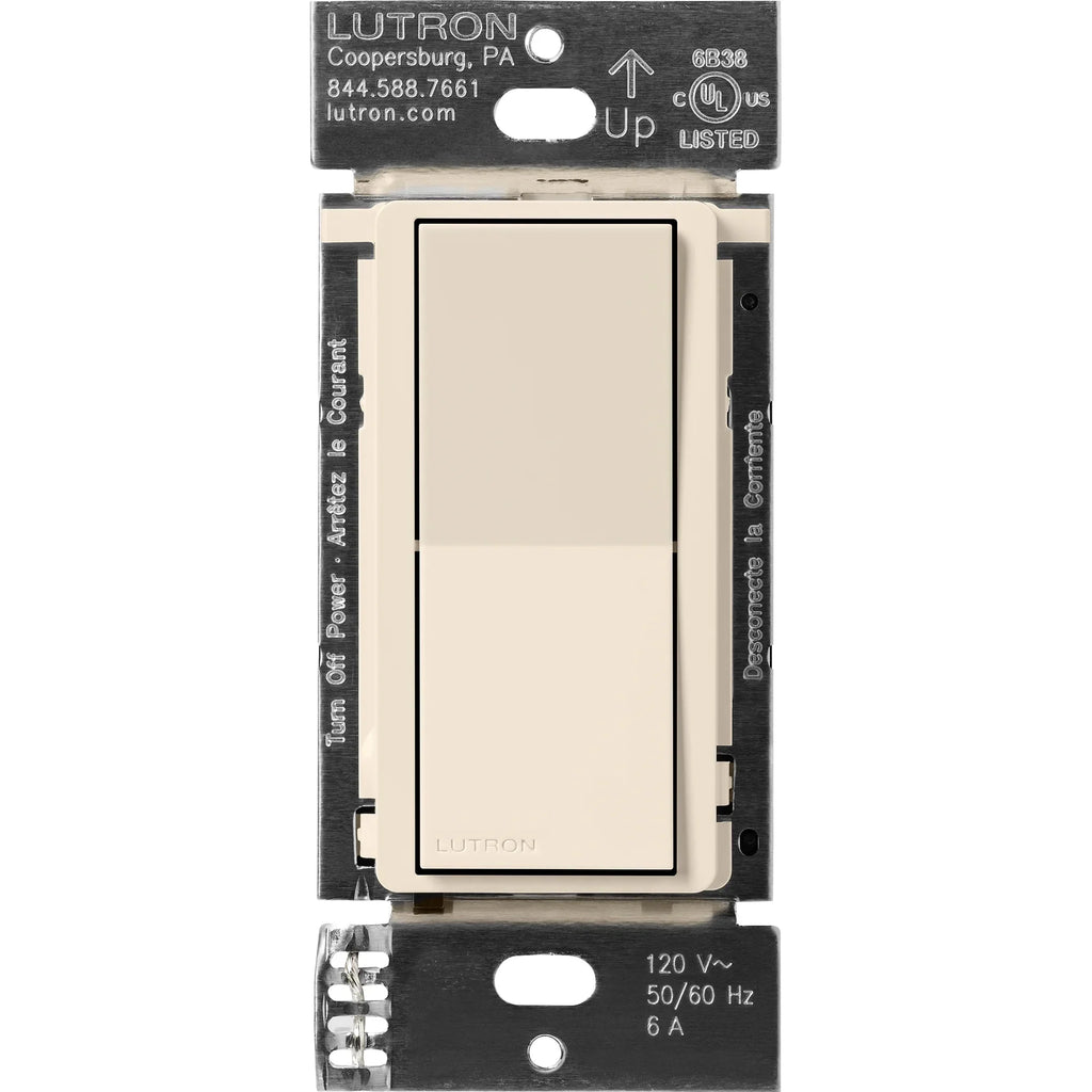 Light with Switch use Diva Switch, Accessory | only for Lutron Claro Smart Switch/Claro DVRF-AS-LA Almond | Smart Dimmer Smart