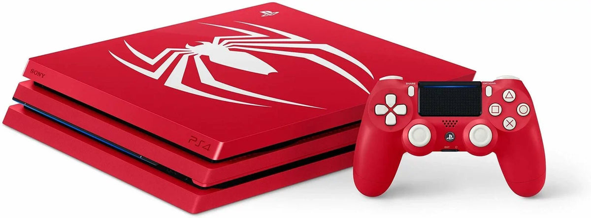 1TB Red Console Edition 3003194 - PlayStation Spider-Man Restored Pro Limited (Refurbished) Marvel's 4