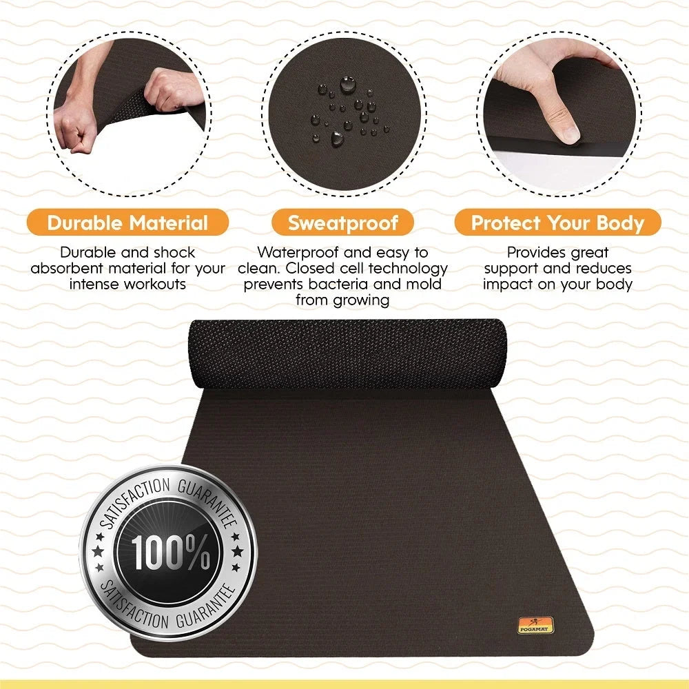 (60 1/4" x 6' Feet) Mat 10' Pogamat x Square Exercise