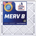 King dimension: .75" Air 8 | MERV IN Furnace Filters | Filter 3-PACK MADE Actual x Filter USA HVAC Pleated x 19.75x21x1a | A/C 21 | 19.75