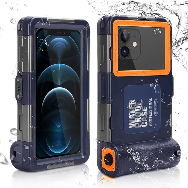 to LCD [15m/50ft] Protective Up Armor Housing Professional Diving Lanyard X9 for Underwater 6.9 Ulefone Photo Inch Snorkeling Case Surfing Video Waterproof And all UrbanX Swimming with Phones