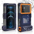 with LCD Up Video Photo Swimming [15m/50ft] P66 Panasonic 6.9 Underwater Lanyard Diving Case Phones Snorkeling Protective Surfing for Housing Inch And Professional Waterproof UrbanX all to