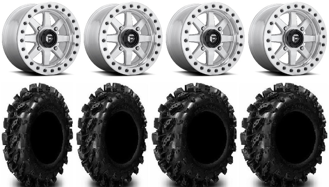 RZR 29.5" PRO Mh Ranger Fuel Bdlk Polaris 14" Lite XP XP / XP 900/1000 Swamp Tires Wheels / 1000 Maverick