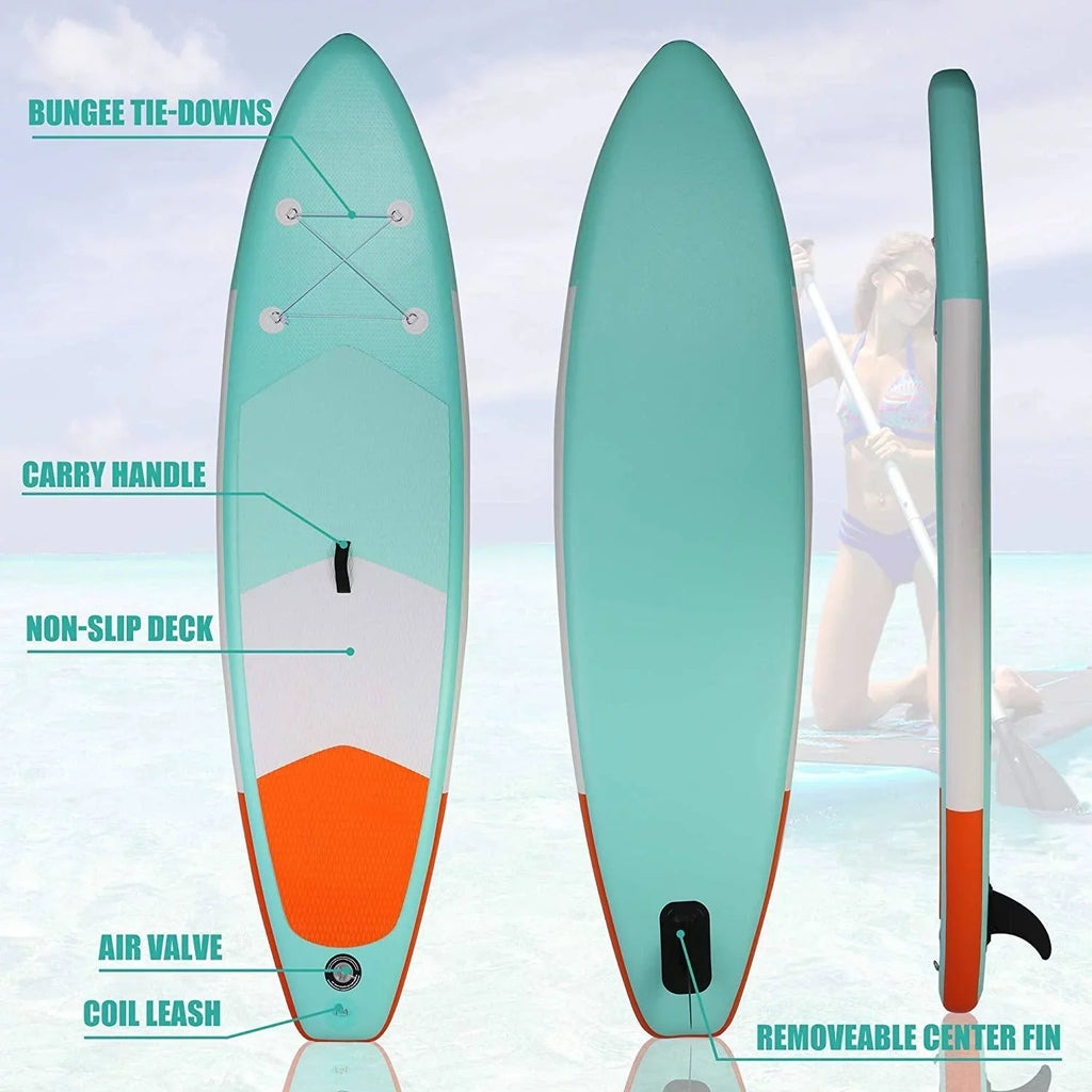 the Conquer with Up 26.46 Paddle design! Set - and 1 waves - - Board Inflatable ease Stand