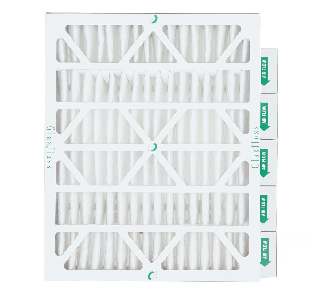 Actual 3-3/4 Pack 16x20x4 of Pleated x dimension: 13 19-1/2 x 6 Glasfloss. MERV by Inch 4" Filters Air 15-1/2