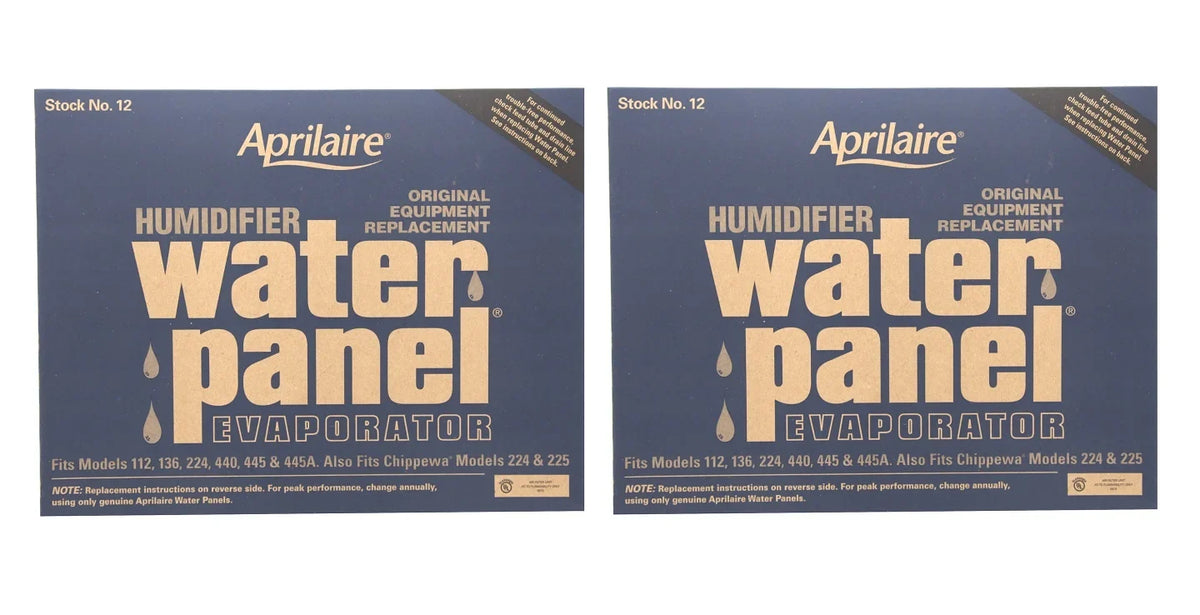 440, Humidifier Aprilaire Models 448 112, liquid 445, 224, 225, Pack for 2 12 Panel