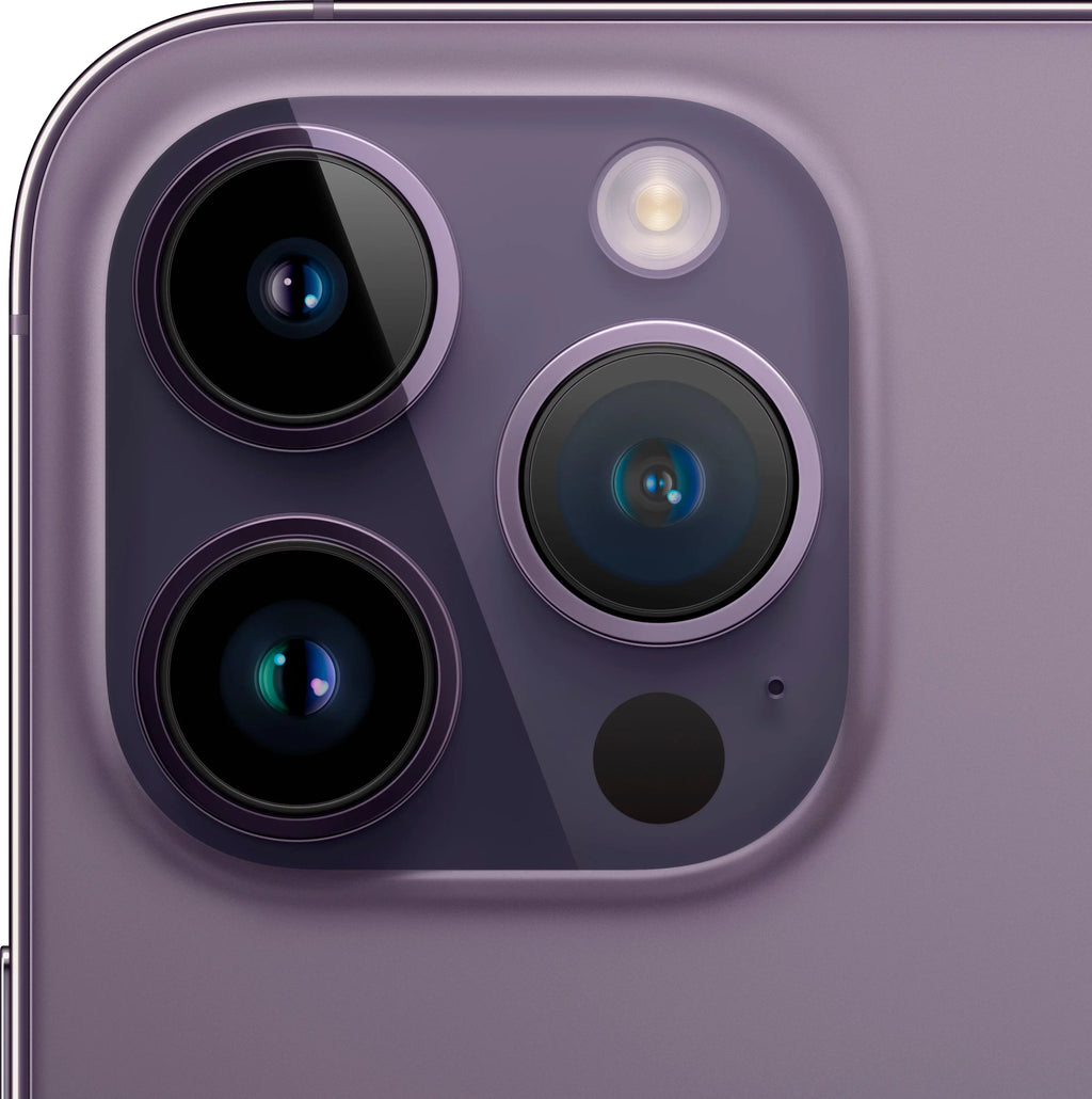 iPhone Purple MQ8W3LL/A Pro Deep 256GB Max (Refurbished: Pre-Owned Good) 14 (AT&T)