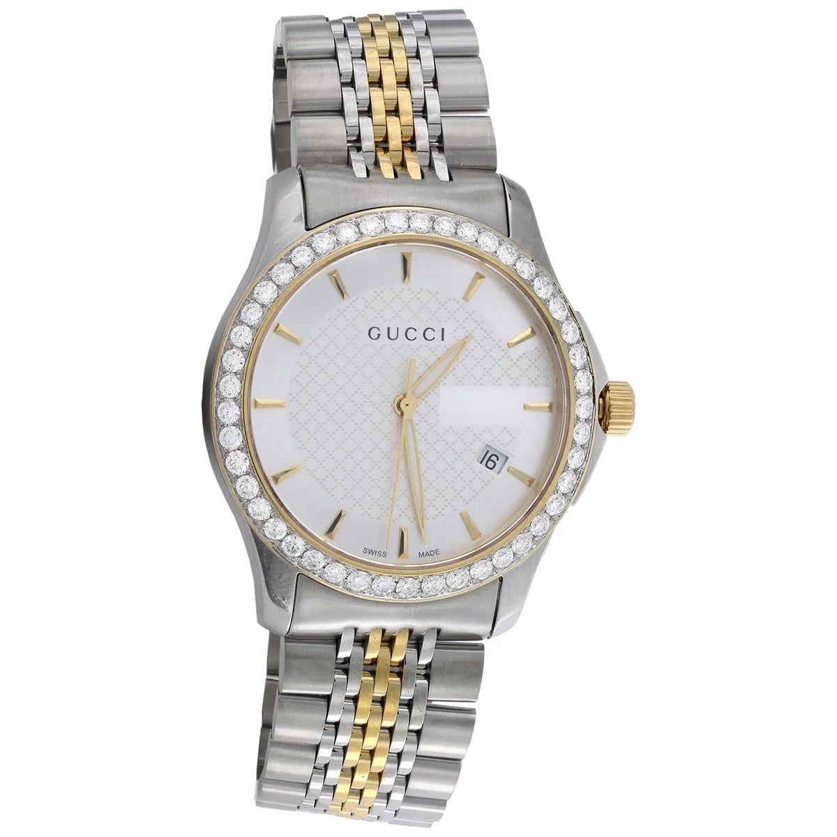 Watch Two Diamond 2 Ya126409 Tone CT. PVD Steel 38mm Yellow S. G-Timeless