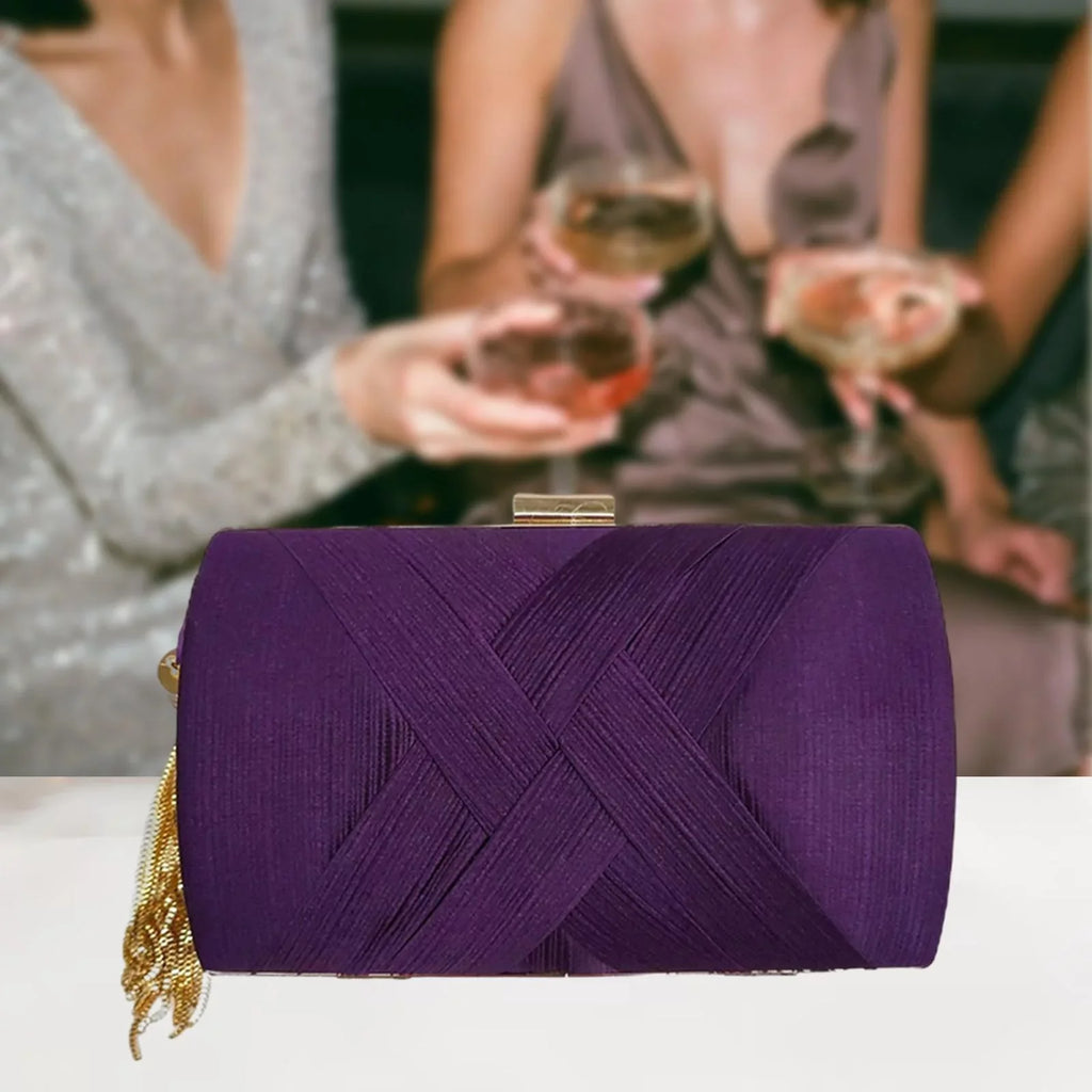 Bag Luxury , Shoulder Women Evening Clutch Purses Bag Tassel Clutch Handbag