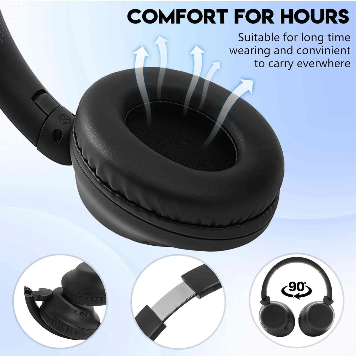 Deep Bass phone UrbanX Over UX991 Wireless for (M1) Call with Superior Headphones Pro Resolution Audio Comfort Bluetooth Zenfone The Support Stereo Max Mic High Asus ZB601KL/ZB602K Ear Earphones