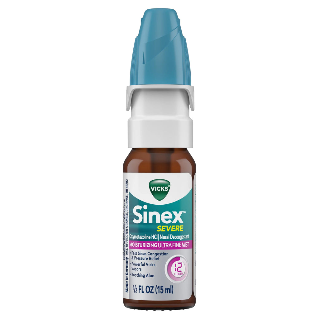 Fine Moisturizing Ounces Mist, 3 Severe 0.5 Sinex Pack Aloe Ultra Each Vicks