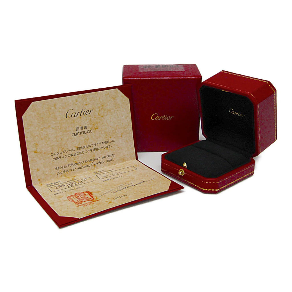 Diamond (Good) Band Gold Ring Pink Pre-Owned (18K) Fashion Cartier Pink Engraved Ring Gold