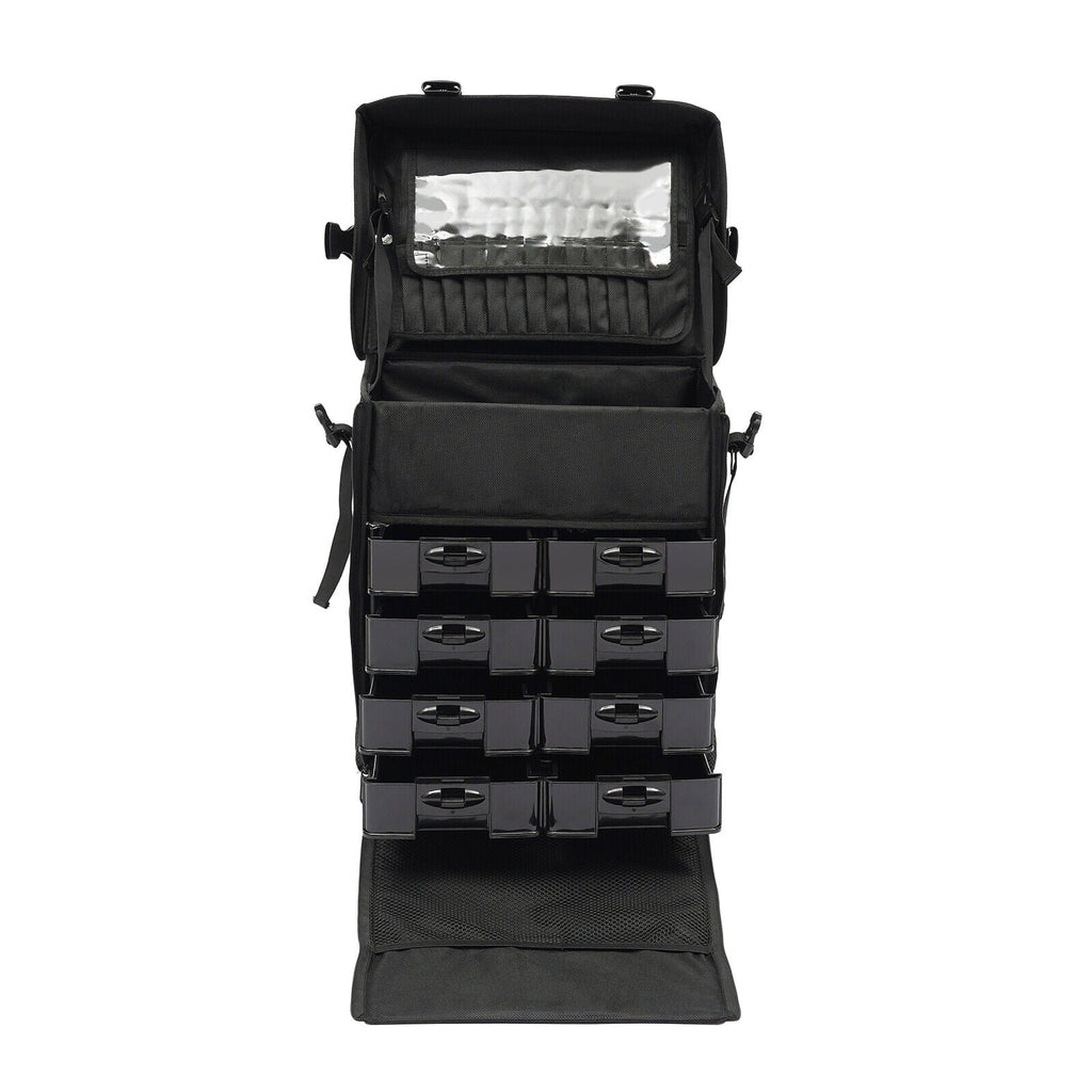 Makeup Makeup Wheels Up Trolley, with Suitcase Suitcase Rolling Case, Case Make Cosmetic Trolley, Cosmetic