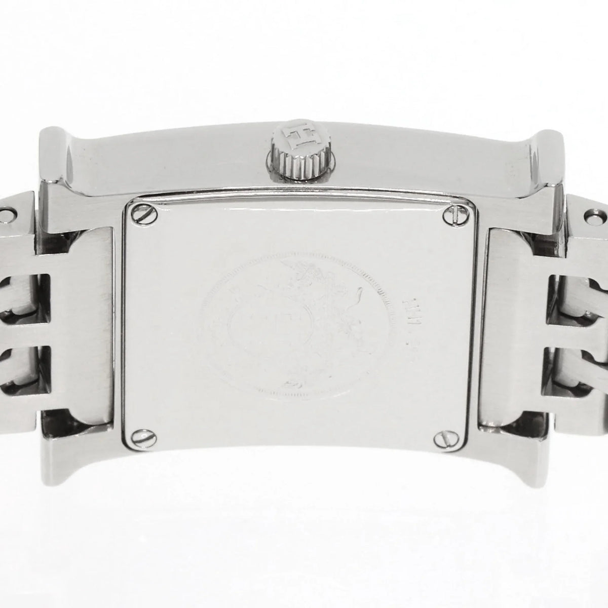 Stainless H HH1.210 Wristwatch Hermes Watch Ladies HERMES (Good) Pre-Owned Steel/SS