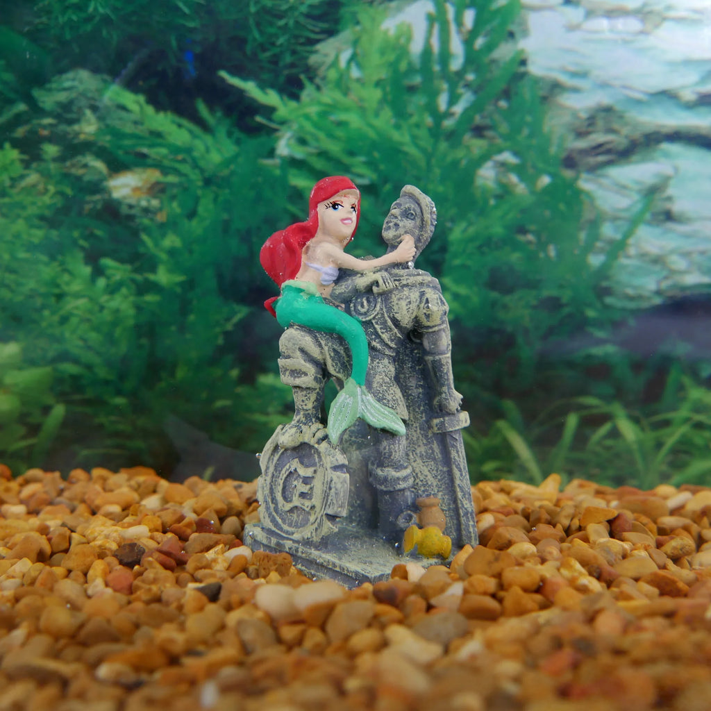 Resin 5-Piece Mini Aquariums Ornaments Little for Penn-Plax Mermaid