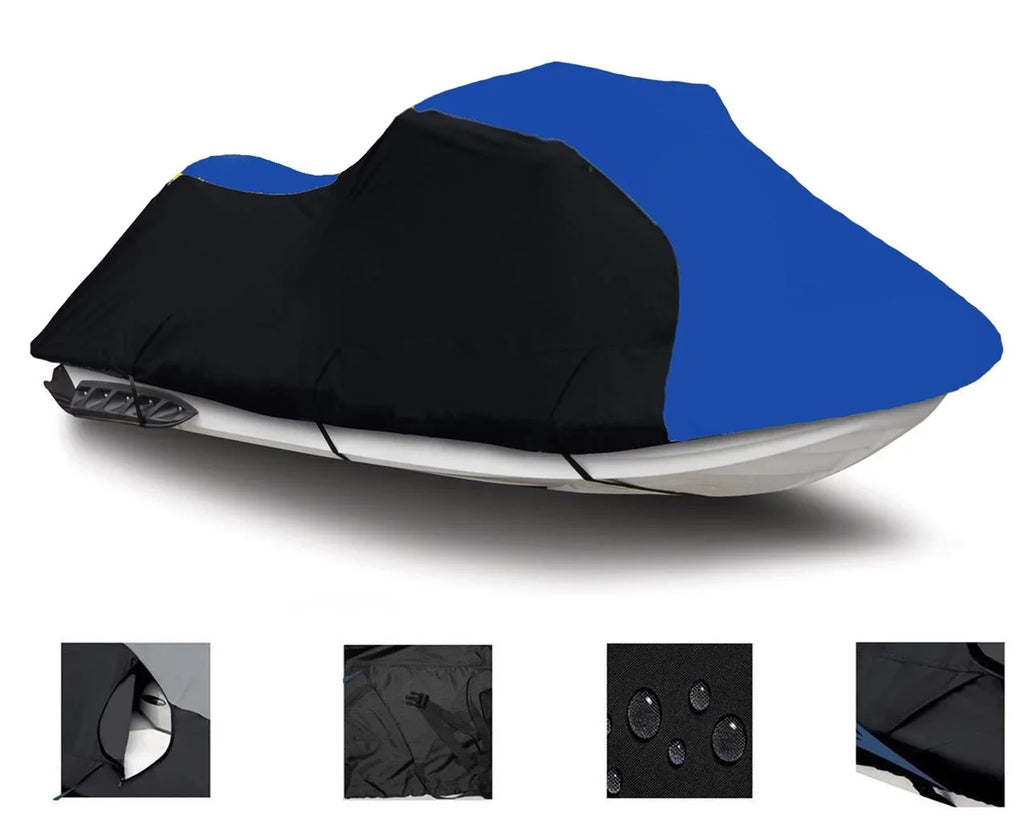 2007 BLUE / 2009 Bombardier Trailerable DENIER Doo 2008 2006 Sea BLACK for Cover 2007 Jet SE HEAVY-DUTY, 155 2009 2010 Cover 2008 600 Ski GTi Sea-Doo Compatible /
