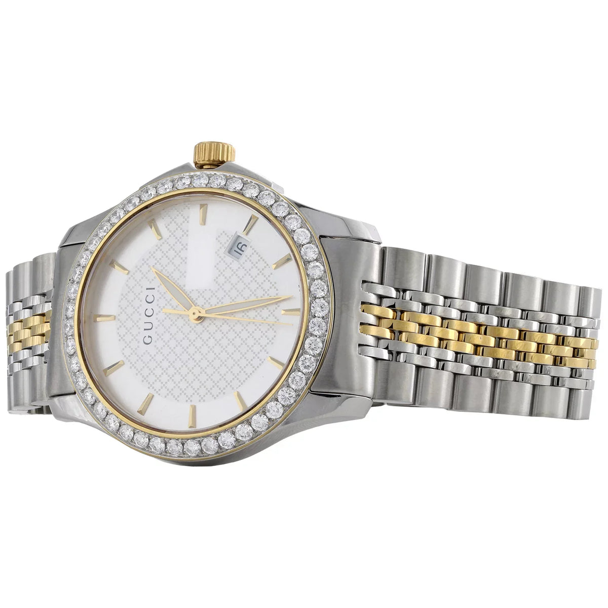 Watch Two Diamond 2 Ya126409 Tone CT. PVD Steel 38mm Yellow S. G-Timeless