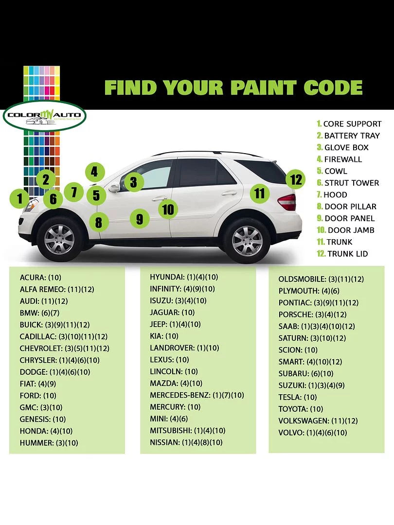 & 416 2010-18 Quart Carbon Base Clear Pint Coat Coat Black for Metallic X6