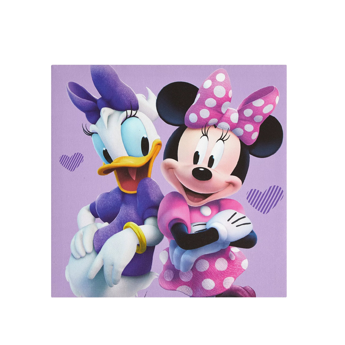 Children's Minnie Disney Pack Wall 4 Mouse Canvas Pink Art