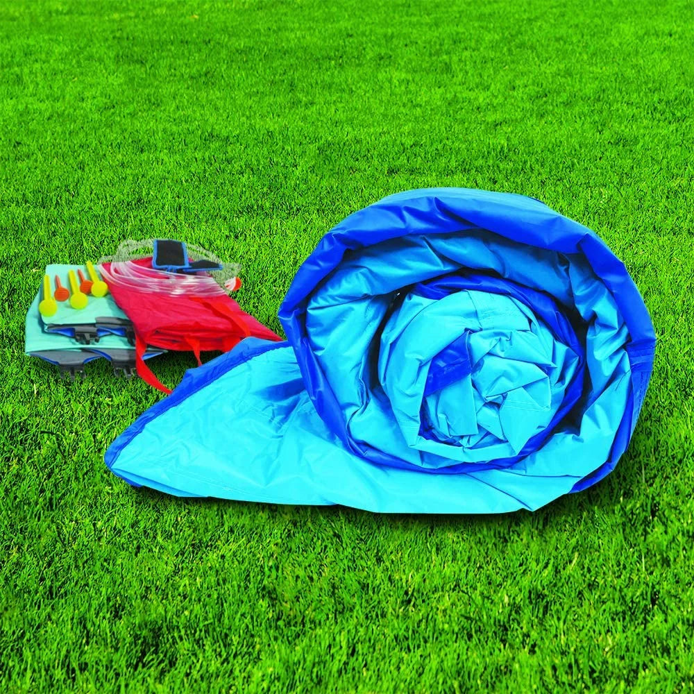 Kids Sprinkler Adventure Blower Feet exterior with Slide Giant Huge Included Long Park Wave Inflatable Heavy in Surf and Pool (14 Hoop - - Splash liquid Basketball Built - 8 N Duty High) by Feet