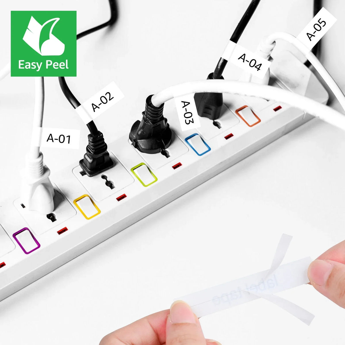 TZ-FX231 GREENCYCLE White on for TZ-231 ID TZe-FX231 Wire TZe TZ x 8m Compatible 20PK Brother P-touch Black Tape TZe-231 Flexible Label Cable 12mm