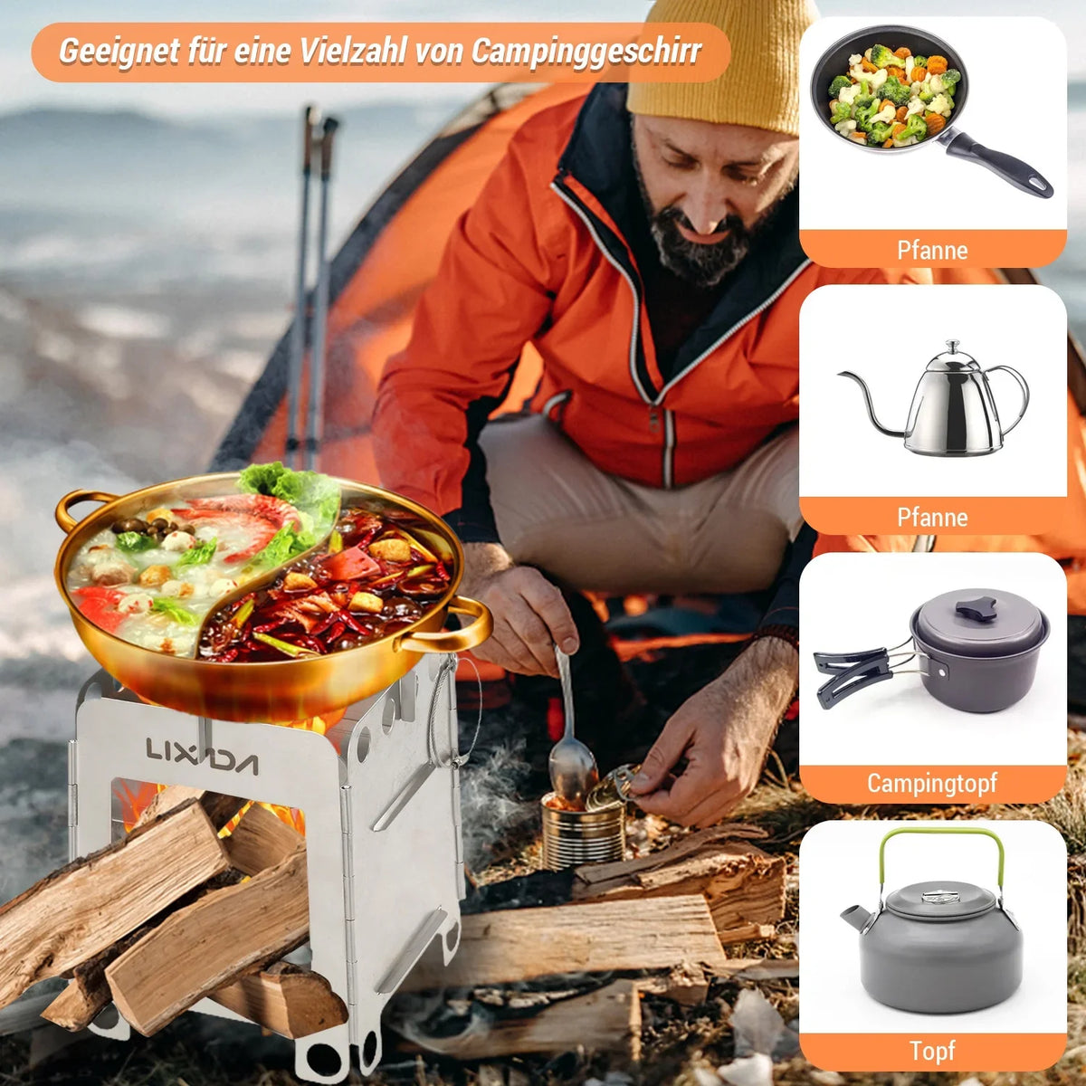 Stainless Stove Steel Stove Lixada Stove Stove Wood exterior Wood Portable Pocket Stove Stainless Stove,Pocket Wood Steel Wood exterior Steel Pocket Wood Stove Pocket Picnic exterior Stove Stove