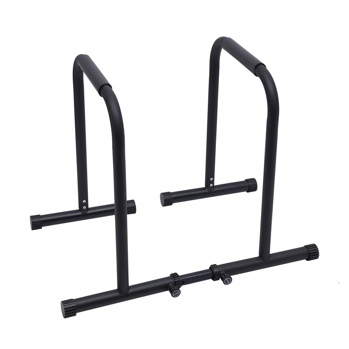 Stand Station Adjustable Gym Dip Upper Flkoendmall Black Body Height Home Equipment for