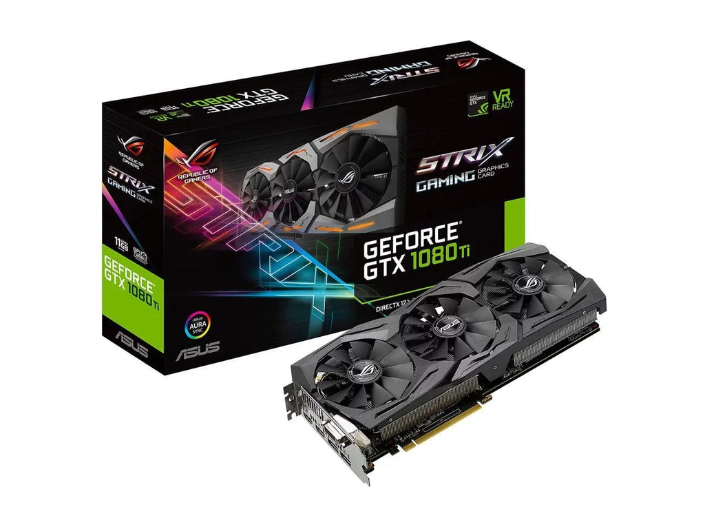 GeForce Support 12 Ready 1080 GTX ROG ASUS Ti 11GB Card STRIX-GTX1080TI-11G-GAMING DirectX 352-Bit HDCP SLI GDDR5X Video NEW