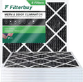 Furnace MERV HVAC Activated (6-Pack) Pleated Carbon Odor Air Filters 10x10x1 8 AC Filterbuy with Eliminator