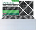 Furnace Carbon AC (12-Pack) Odor Air with 12x25x1 MERV Activated Pleated Eliminator Filters Filterbuy HVAC 8