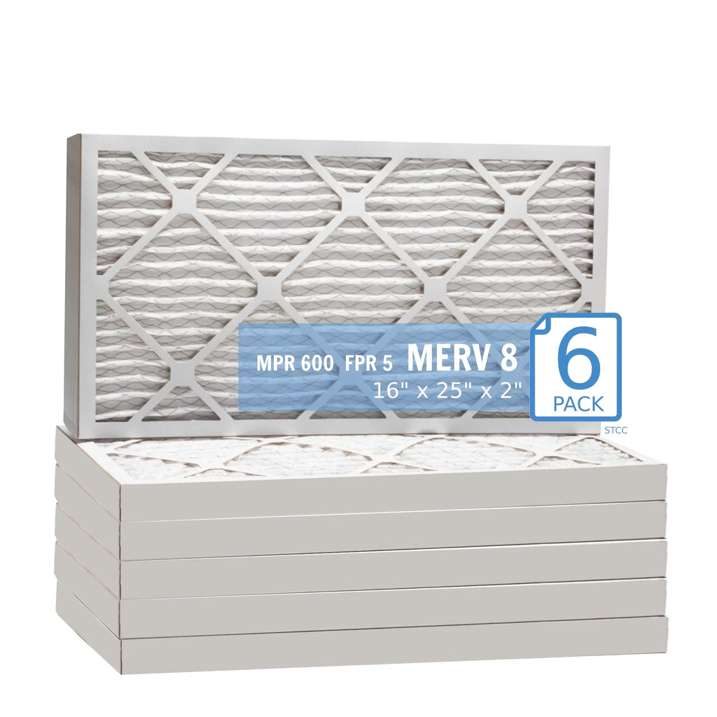 Hi-E 40 Mechanical Guard Pleated (6 Surface Extended Air Filter, MERV Air / Purolator 16x25x2, Pack) 8,