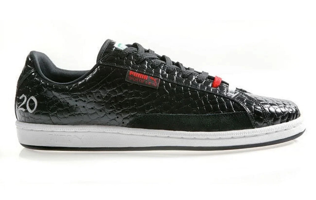 MEN WOMEN 7 5.5 SHOES SPORTIE LA. / SKIN UNISEX BLACK CROCODILE NEW MATCH
