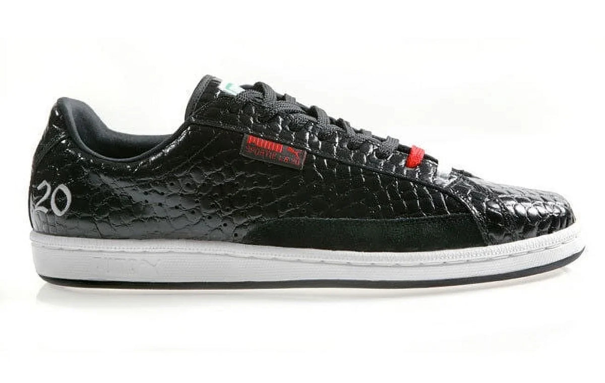 MEN WOMEN 7 5.5 SHOES SPORTIE LA. / SKIN UNISEX BLACK CROCODILE NEW MATCH