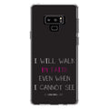 Cannot Hybrid Corinthians Tempered Even for Note Galaxy When Protector 2 Bumper, Walk By 5:7 Case See - TPU Acrylic I - Clear Screen - Faith Shockproof Glass DistinctInk Back, 9