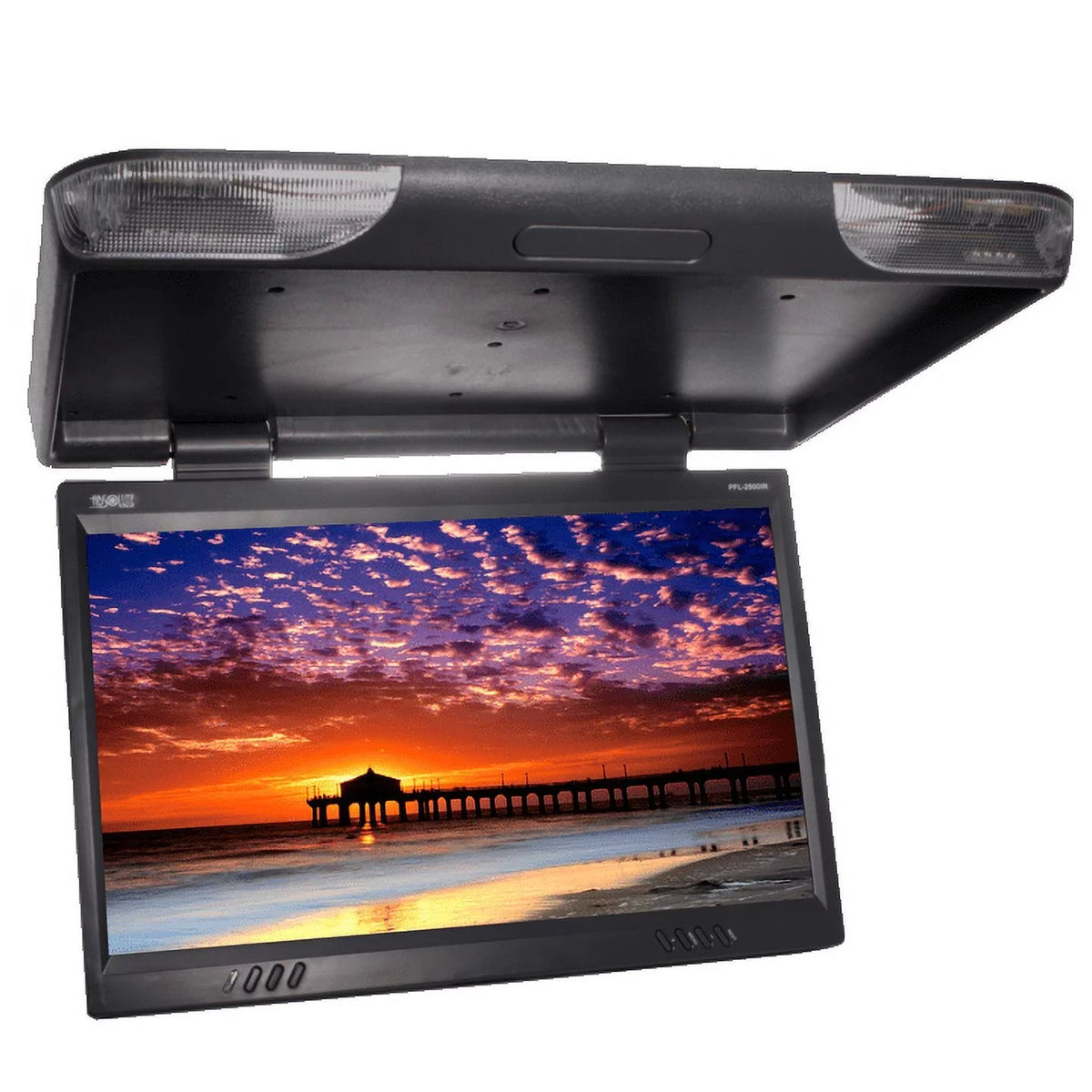 Flip-Down TFT-LCD 23-Inch Remo IR Overhead Transmitter Absolute Built-in and with PFL2300IRB Monitor