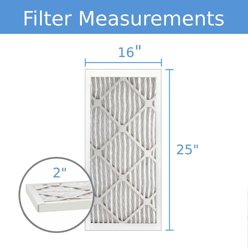 Hi-E 40 Mechanical Guard Pleated (6 Surface Extended Air Filter, MERV Air / Purolator 16x25x2, Pack) 8,