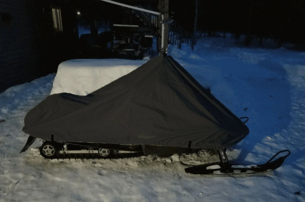 Sled. H.O. Bombardier 600 GSX Storage Cover All SE 2013-2015 Compatible Ski 200 Black. Snowmachine E-TEC Doo for Model Snowmobile the Denier