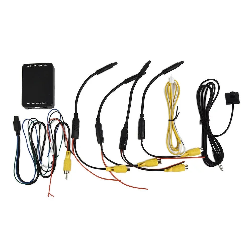 WelldownCar Way Degree View Rearview Parking Panoramic Camera Box System Control 360 4