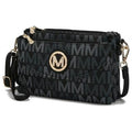 Five MKF-MU6363BK Mia M MKF Collection Signature Ishani Crossbody by Bag Compartments K.