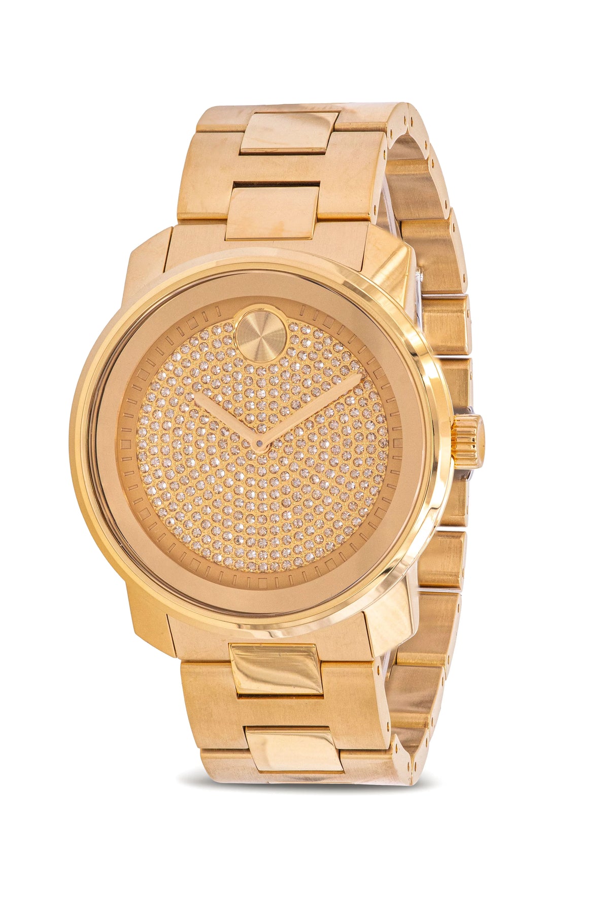 Yellow Mens Bold Ion 3600665 Steel Gold Watch Stainless Movado