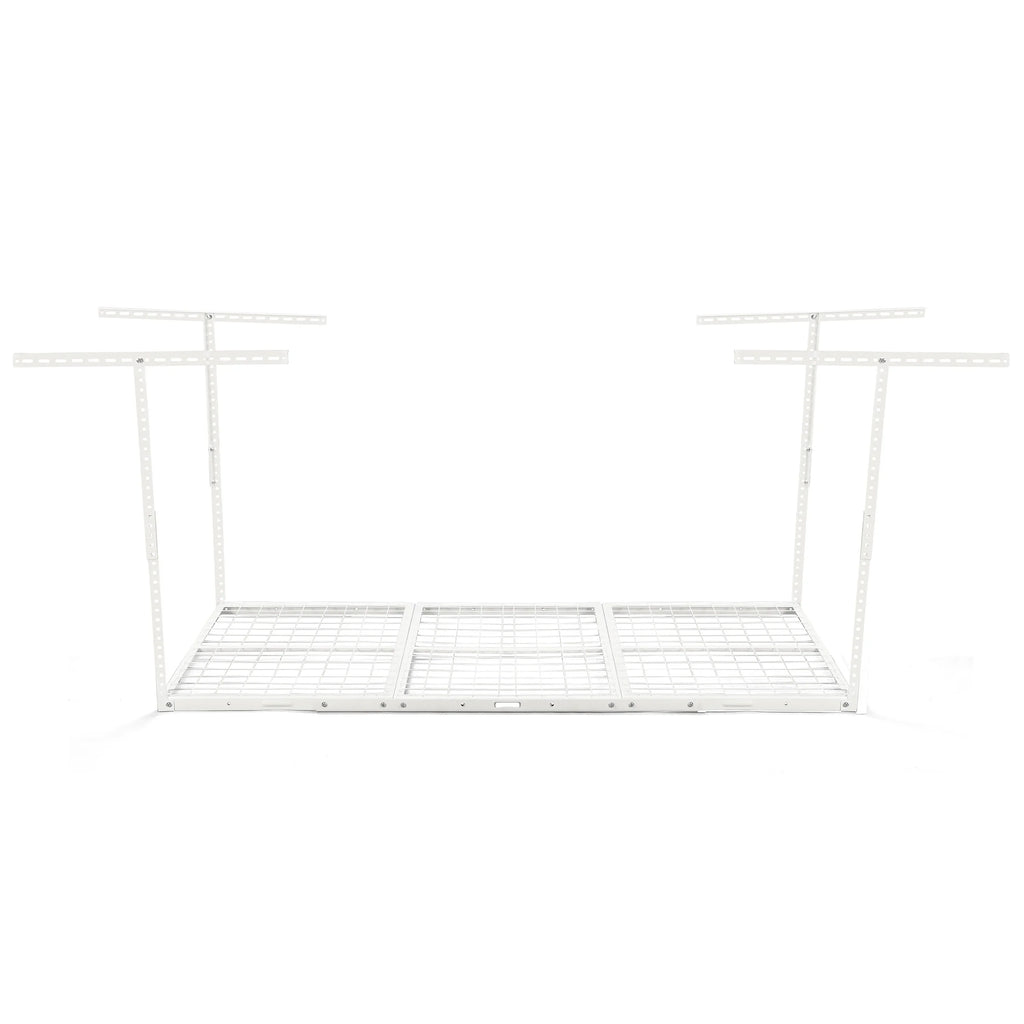 Ceiling Storage White x Storage Adjustable Length Garage Width Kojem 36" Overhead 3x6 72" x Rack, 40" Height,