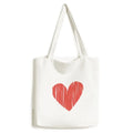 Handbag Satchel Valentine's Canvas Casual Heart Shopping Tote Bag Graffiti Day
