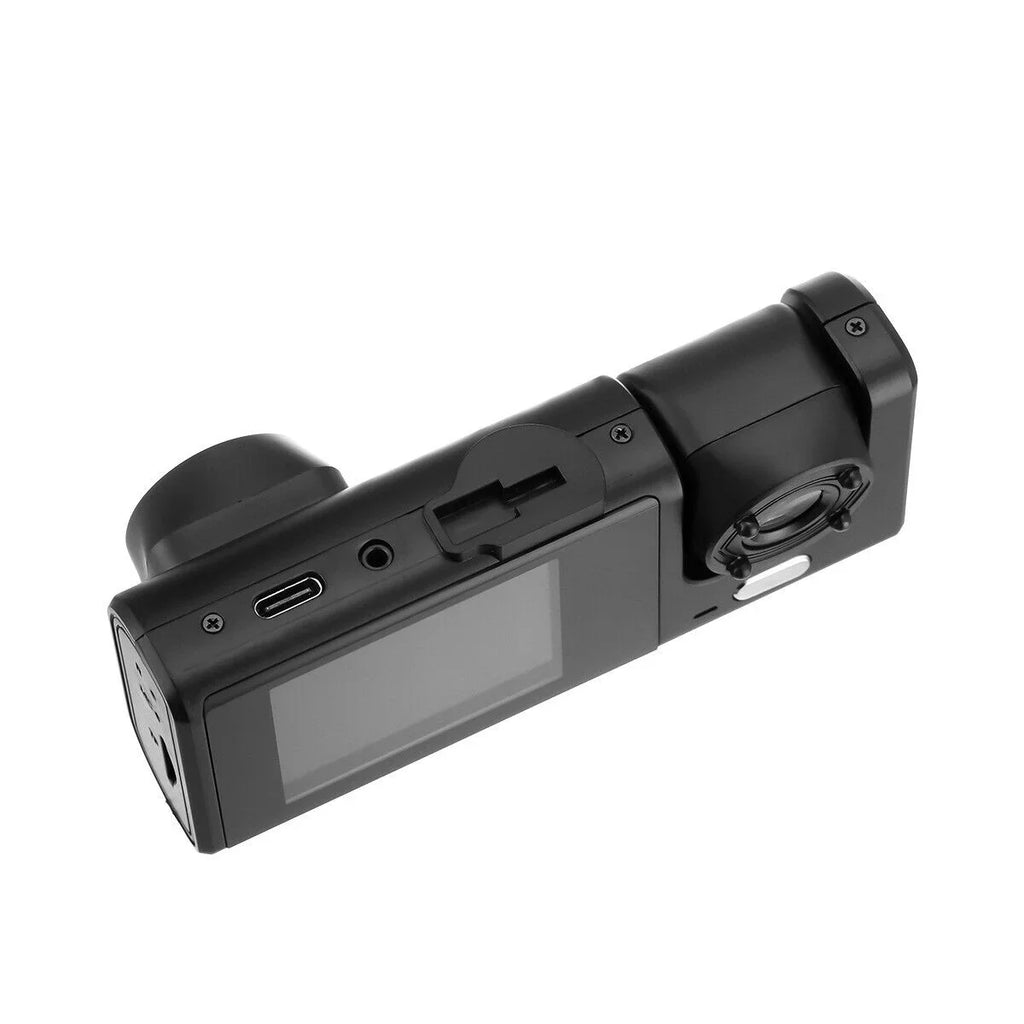 Car Recorder 1080P G-sensor Dash Lens Camera Dual Front/Rear/Inside Video Cam