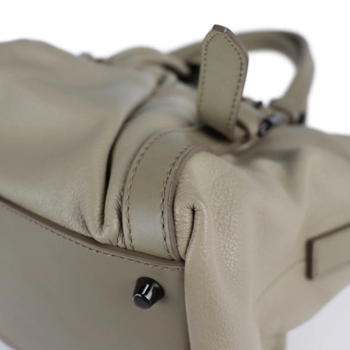 2WAY tote beige (Good) BURBERRY bag Pre-Owned Burberry leather shoulder