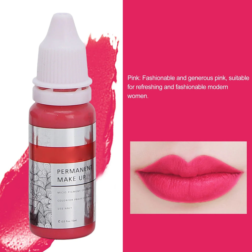 Microblading Color Ink Permanent 8pcs Tattoo Semi Lip Pigment 120ml Makeup