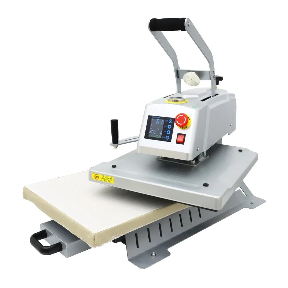 Transfer INTBUYING Sublimation Semi-Auto 16x20in Heat Magnetic Press Machine Heat T-Shirt Printing