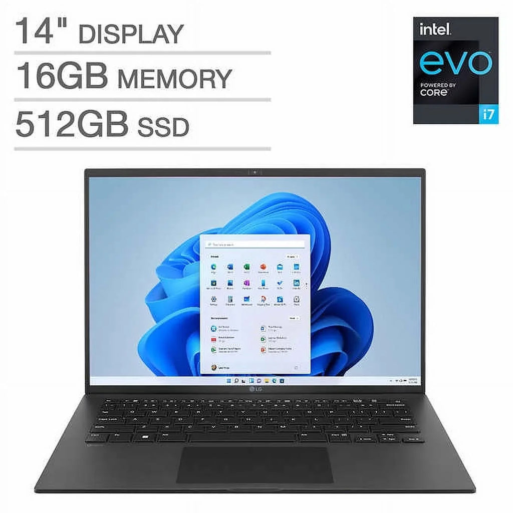 SSD FHD 16GB i7-1260P FPR BLACK 14" GRAM Open LG 512GB - 14ZB90Q-G.AAC6U1 Box