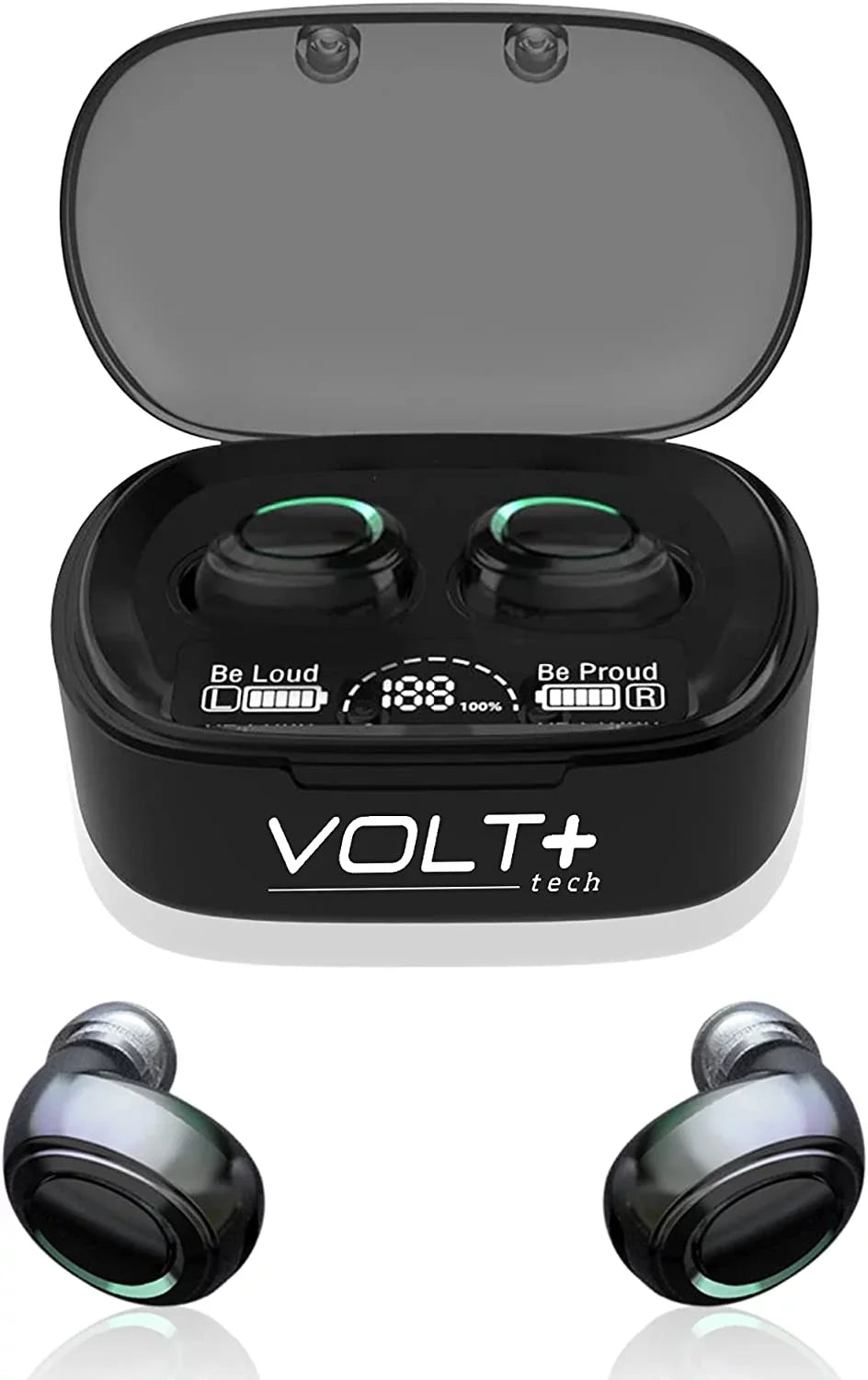 Waterproof with BlueTooth IPX3 Compatible / Wireless Touch Noise Sweatproof 5G/Plus/Ultra (Black) V5.1 Mic Galaxy / S21+ Reduction with PRO Earbuds